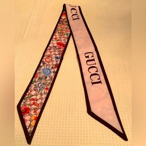 Double side silk twill scarf